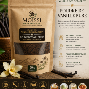 Poudre de Vanille grand cru des Comores - 50g